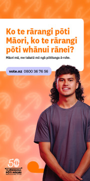 A social media post about the Māori Electoral Option in the Te Ati Awa dialect